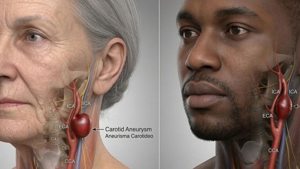 aneurisma carotideo